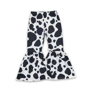 P0041 baby girl clothes cow bell bottom winter pant