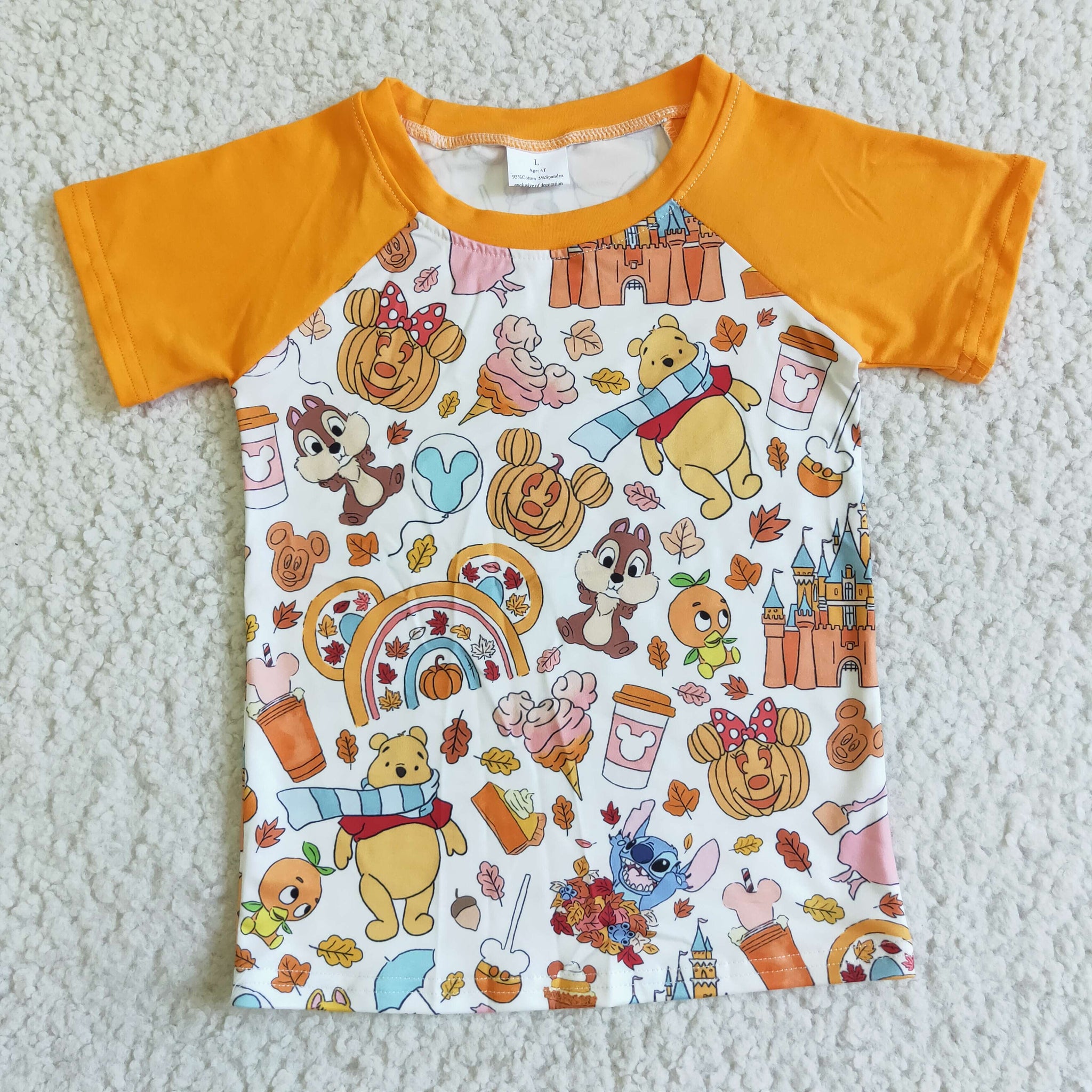 BT0044 boy halloween toddler cartoon tshirt