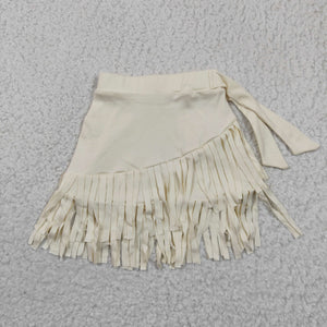 GLK0002 baby girl clothes cream skirt