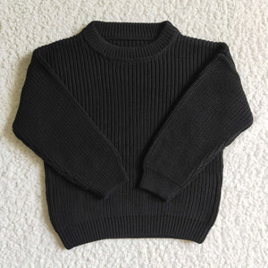 GT0029 black knitted sweater