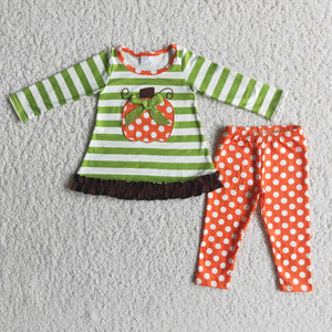 6 B4-3 halloween outfits for girls girls boutique outfits pumpkin set-promotion 2023.10.4