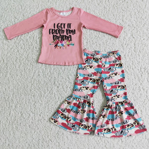 6 C7-17 baby girl clothes winter outfits  i get it from my mama-promotion 2023.11.25