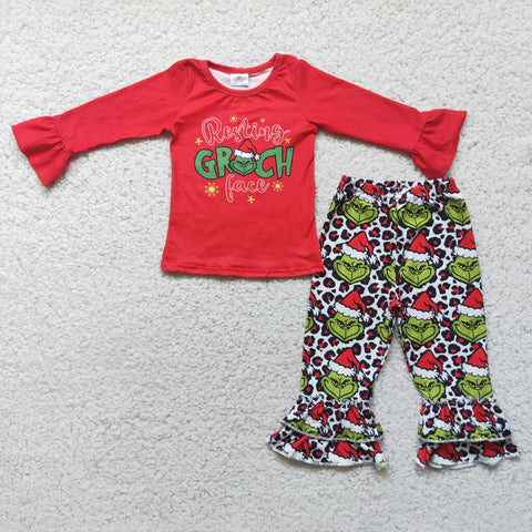 6 A1-17 baby girl clothes red cartoon christmas outfits-promotion 2023.9.11