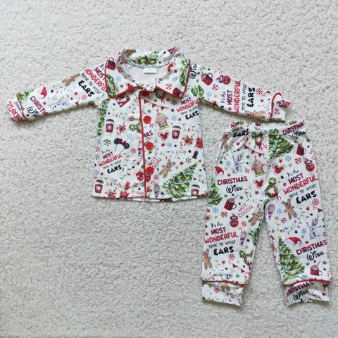 6 A1-30 boy winter christmas long sleeve set pajamas-promotion 2023.11.25