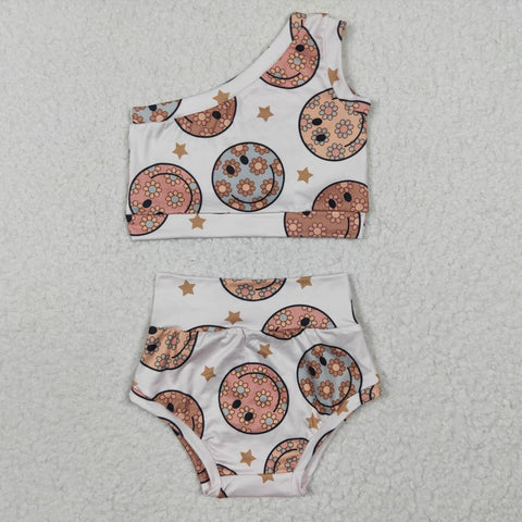 GBO0119 baby clothes smile summer bummies set