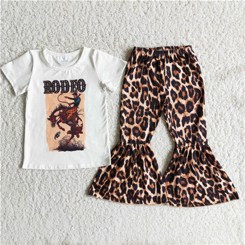 B8-13 toddler girl clothes redeo leopard fall spring outfits-promotion 2023.12.30