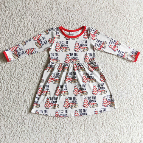 GLD0110 baby girl clothes the season winter dresses