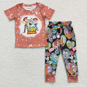 BSPO0094 toddler boy clothes cartoon fall spring set