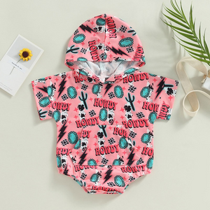 SR0266  pre-order  baby clothes short sleeve hoodies summer bubble