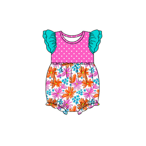 SR1515 pre-order baby girl clothes flower toddler girl summer bubble