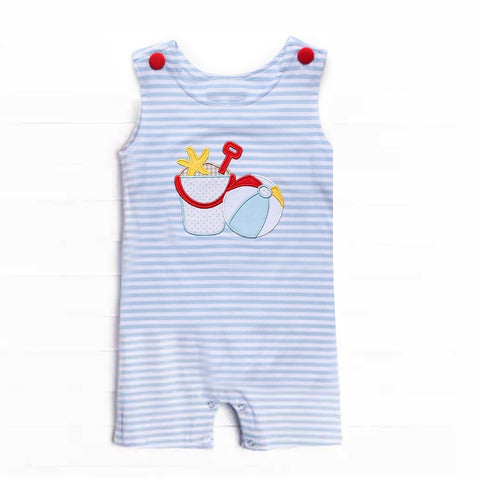 SR1517 pre-order baby boy clothes beach toddler boy summer romper