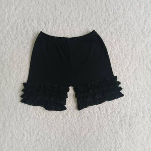 A16-3 girl summer black icing shorts girl symmer shorts