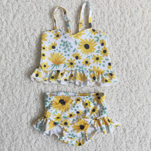 C14-19 toddler girl clothes summer swimsuit swimwear