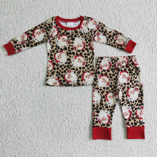 christmas pajamas santa claus toddler matching clothes