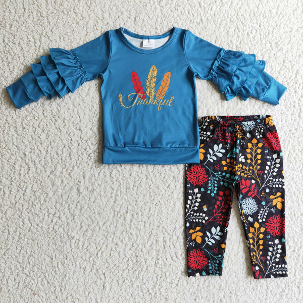 GLP0325 thankful thanksgiving outfits for kids