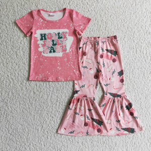 GSPO0196 baby girl clothes holly toddler girl fall spring outfits