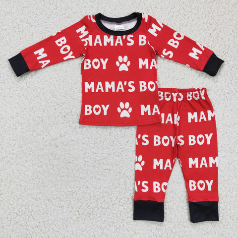 BLP0144 baby boy clothes mama's boy winter outfits