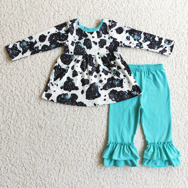 GLP0305 baby girl clothes leopard winter outfits