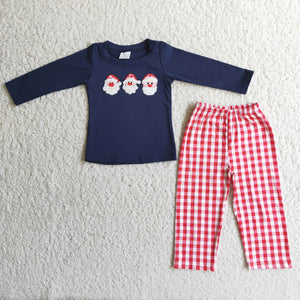 6 A6-27 baby boy clothes navy santa claus christmas outfits-promotion 2023.11.25