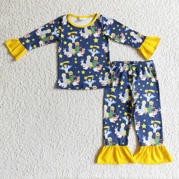 toddler clothes  jesus winter matching pajamas set