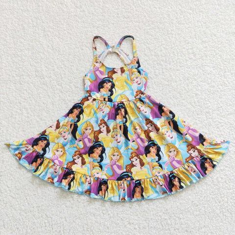 GSD0282 toddler girl clothes princess summer dress 2