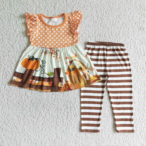 GSPO0173 girl halloween baby set girls clothes