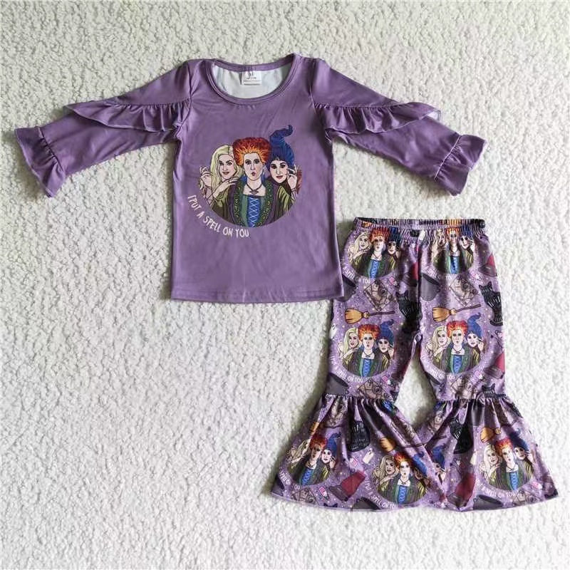 GLP0190 baby girl clothes cartoon halloween outfits