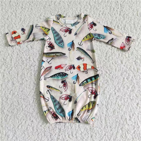 NB0004 kids clothing fish gown