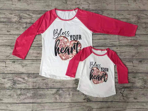mummy and me clothes valentines day top